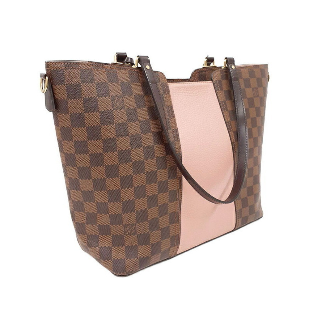 Louis Vuitton Damier Ebene Brown Jersey Tote Bag - Picture 2 of 8